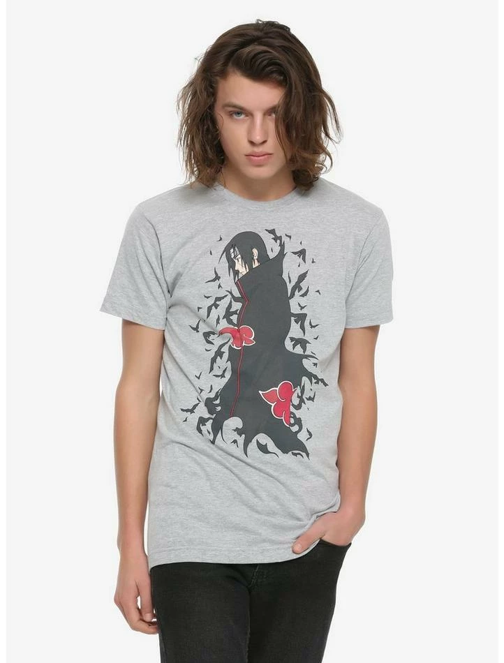 Discount π Naruto Shippuden Itachi Birds T-Shirt π - Image 2