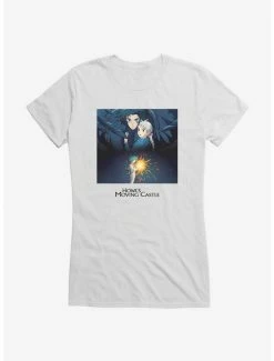 Wholesale 🎉 Studio Ghibli Howl's Moving Castle Poster Art 👧 Girls T-Shirt 🔔