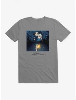 Buy 🎁 Studio Ghibli Howl's Moving Castle Poster Art T-Shirt 🔥