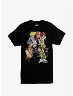 Deals 🎁 JoJo's Bizarre Adventure Group Characters T-Shirt 🛒