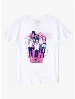 Hot Sale 👍 My Hero Academia Blue & Purple Group Boyfriend Fit 👧 Girls T-Shirt Plus Size 🛒