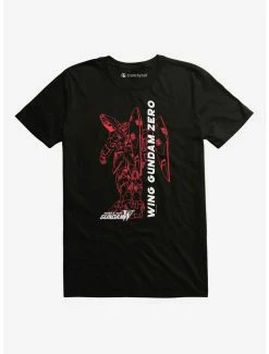 Best Sale 🔔 Mobile Suit Gundam Wing Gundam Zero T-Shirt 😉