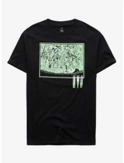 New 🛒 Junji Ito Gyo Green Gas T-Shirt 🔔