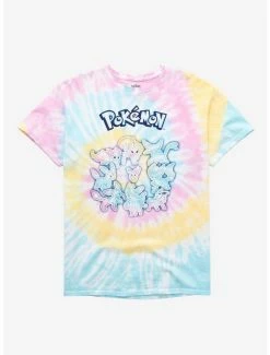 Wholesale 😉 Pokemon Eeveelutions Tie-Dye Boyfriend Fit 👧 Girls T-Shirt 🎉
