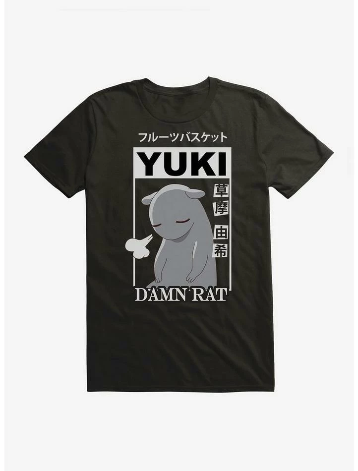 Discount โ๏ธ Fruits Basket Yuki Sohma Damn Rat T-Shirt ๐
