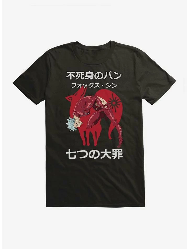 Discount โค๏ธ The Seven Deadly Sins Bandit Ban T-Shirt ๐