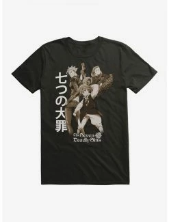Cheap 🌟 The Seven Deadly Sins Ban, Meliodas and King T-Shirt 👍