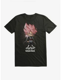 Wholesale 😀 Dragon Ball Super Super Saiyan Ros?oku Black Chibi T-Shirt ⌛