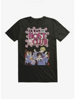 Discount 🎁 Ouran High School Host Club Pink Roses T-Shirt ⌛