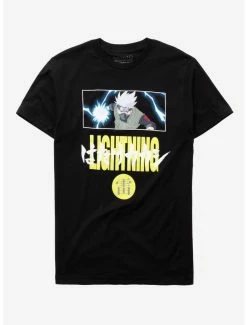Brand new 🎁 Naruto Shippuden Earth Day Kakashi Lightning T-Shirt ✔️