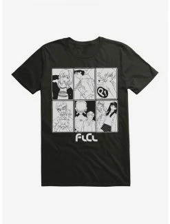 Cheap 🔥 FLCL Black And White Panels T-Shirt 👍