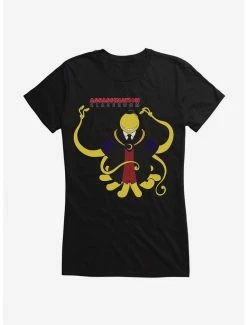 Deals 🌟 Assassination Classroom Koro-Sensei 👧 Girls T-Shirt 🔔