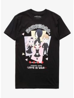 New ⌛ Kaguya-sama: Love Is War Chibi Boyfriend Fit 👧 Girls T-Shirt 🧨