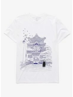 Cheap 😍 Studio Ghibli Spirited Away Bathhouse No-Face T-Shirt ❤️