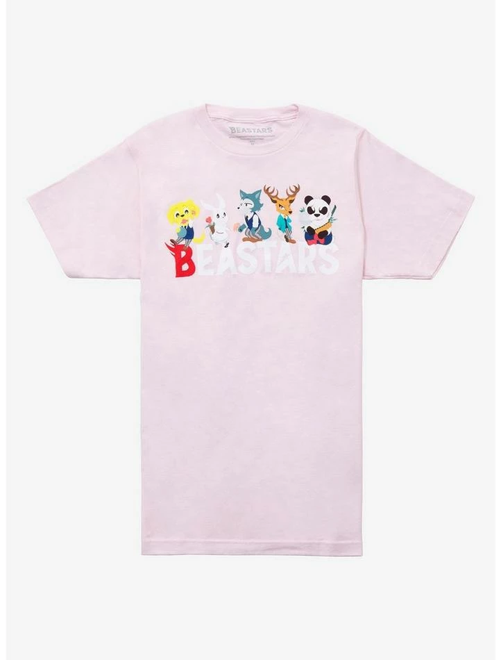 Outlet π Beastars Group Chibi Pastel Pink T-Shirt π§¨