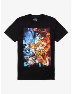 Deals 🔔 Demon Slayer: Kimetsu No Yaiba The Movie: Mugen Train Rengoku Vs. Akaza T-Shirt 🥰