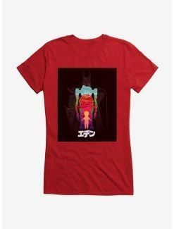 Discount 🥰 Eden Robot Silhouettes Logo 👧 Girls T-Shirt 👍