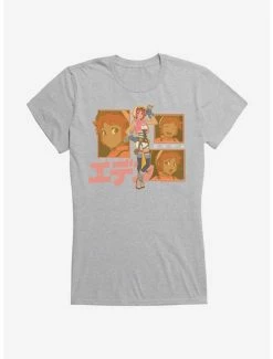 Wholesale ⌛ Eden Sara Japanese Text Logo 👧 Girls T-Shirt ❤️