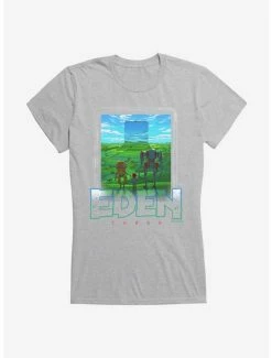 Cheapest 🔥 Eden Three Garden Logo 👧 Girls T-Shirt ✔️