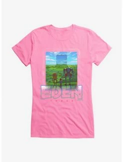 Cheapest 🛒 Eden Three Garden Logo 👧 Girls T-Shirt 😀