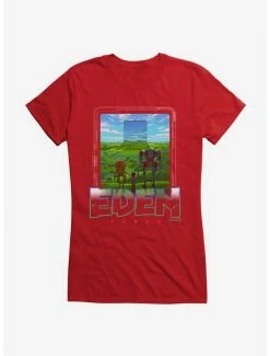 Best Sale 👏 Eden Three Garden Logo 👧 Girls T-Shirt 👏