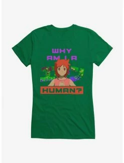 Hot Sale ❤️ Eden Why Am I Am A Human Logo 👧 Girls T-Shirt ✨