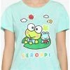 New 💯 Keroppi Green Tie-Dye 👧 Girls Baby T-Shirt ✨