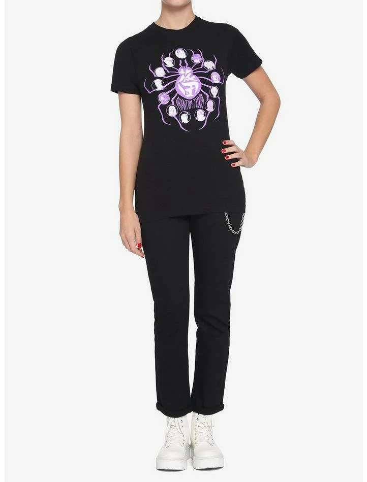 Promo ๐ Hunter X Hunter Twelve-Legged Spider Boyfriend Fit ๐ง Girls T-Shirt ๐ - Image 2