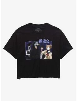 Wholesale 👍 My Hero Academia Villains 👧 Girls Boxy Crop T-Shirt 👏
