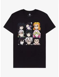 Budget 🎉 Demon Slayer: Kimetsu No Yaiba Hashira Grid T-Shirt 🥰