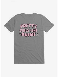 Outlet 🤩 Adorned By Chi Pretty 👧 Girls Like Anime T-Shirt 🛒