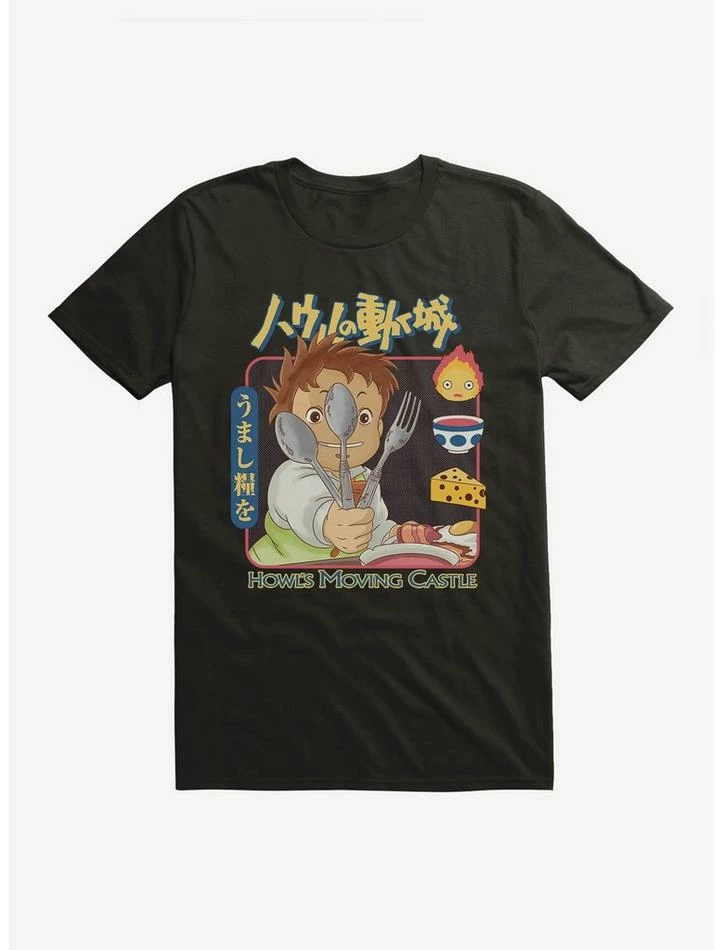 Top 10 โ Studio Ghibli Howl's Moving Castle Markl Utensils T-Shirt ๐ - Image 2