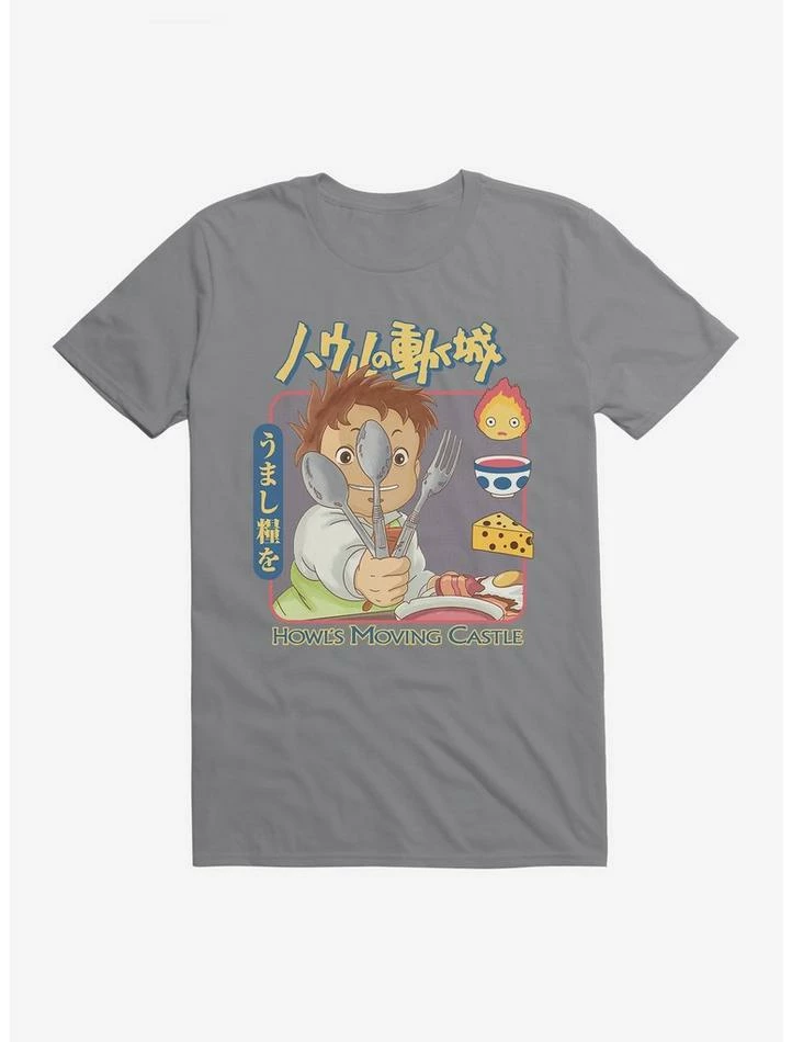 Top 10 โ Studio Ghibli Howl's Moving Castle Markl Utensils T-Shirt ๐ - Image 5
