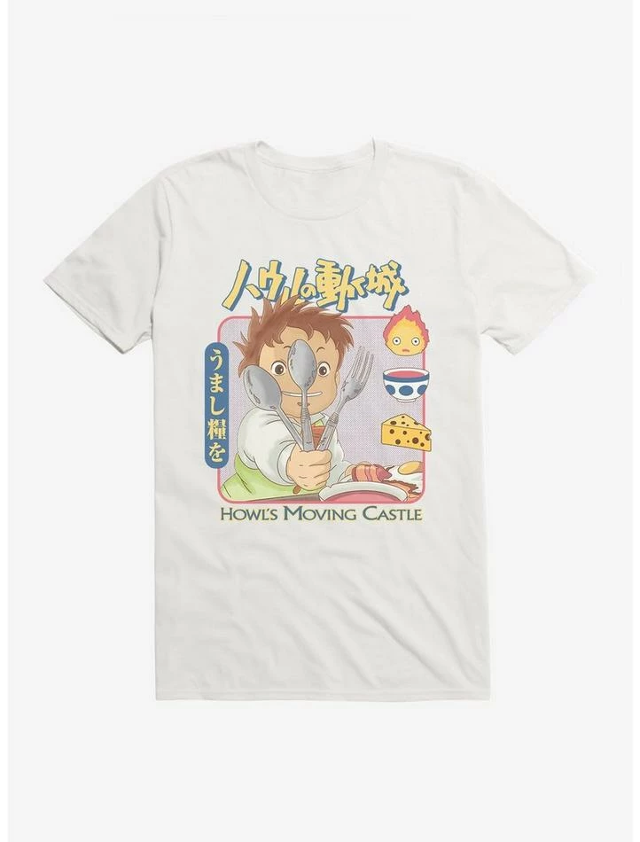 Top 10 โ Studio Ghibli Howl's Moving Castle Markl Utensils T-Shirt ๐ - Image 6
