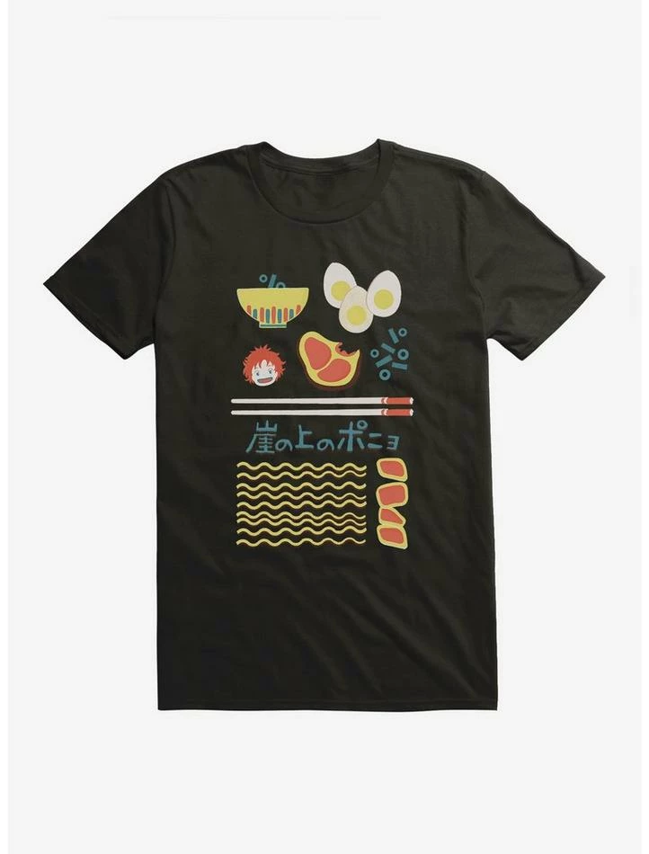 Cheap โ Studio Ghibli Ponyo Ramen Essentials T-Shirt ๐ฅฐ - Image 5