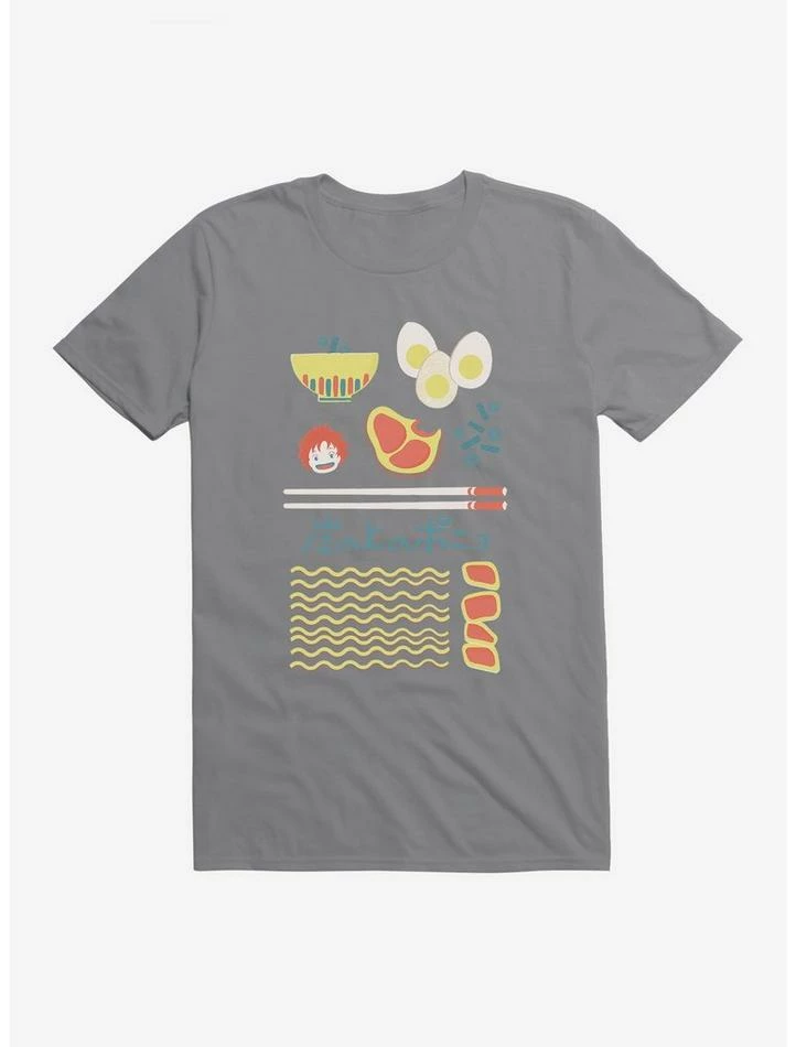 Cheap โ Studio Ghibli Ponyo Ramen Essentials T-Shirt ๐ฅฐ - Image 4