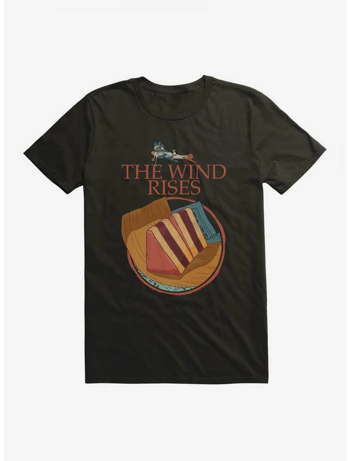 Flash Sale ๐งจ Studio Ghibli The Wind Rises Cake Slices T-Shirt ๐ฅ - Image 2