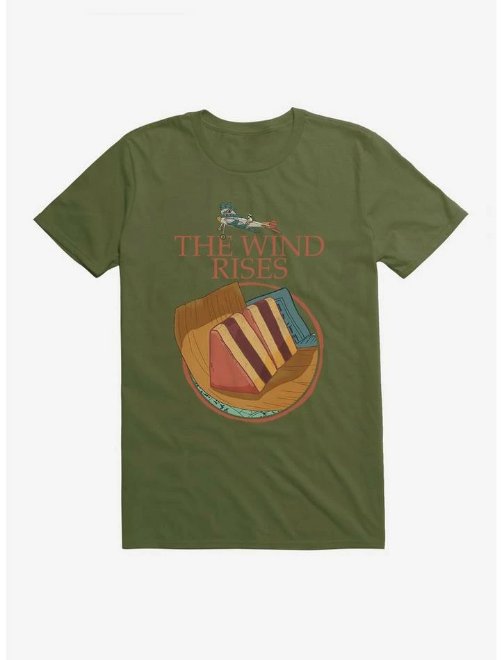 Flash Sale ๐งจ Studio Ghibli The Wind Rises Cake Slices T-Shirt ๐ฅ - Image 3