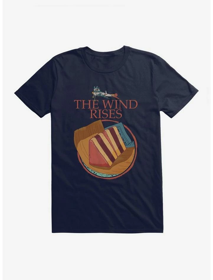 Flash Sale ๐งจ Studio Ghibli The Wind Rises Cake Slices T-Shirt ๐ฅ - Image 4