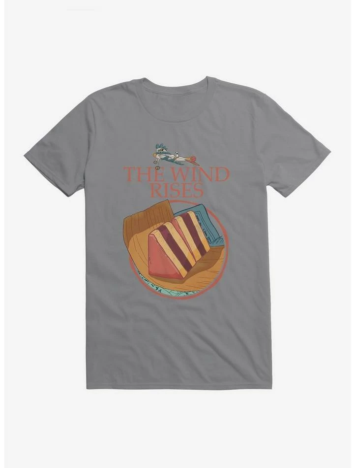 Flash Sale ๐งจ Studio Ghibli The Wind Rises Cake Slices T-Shirt ๐ฅ - Image 5