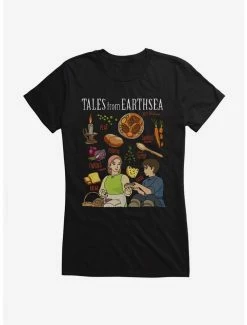 Coupon ✨ Studio Ghibli Tales From Earthsea Beef Stew Recipe 👧 Girls T-Shirt ✔️
