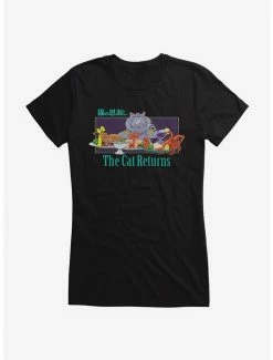 Best reviews of ✨ Studio Ghibli The Cat Returns Cat King Feast 👧 Girls T-Shirt 🔔