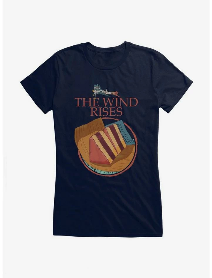 Best reviews of ⌛ Studio Ghibli The Wind Rises Cake Slices 👧 Girls T-Shirt 👏