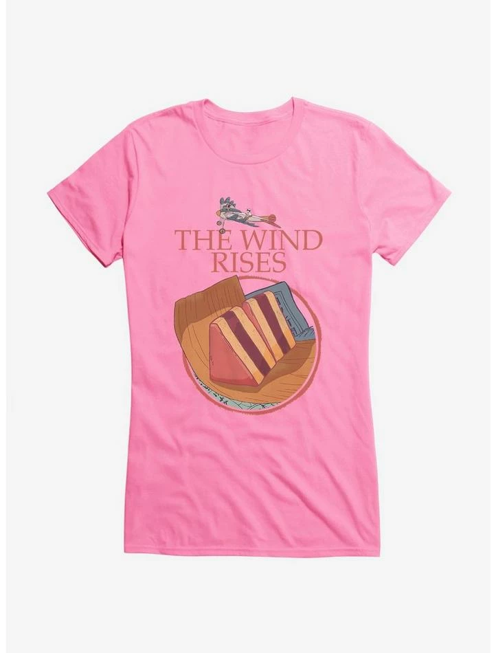 Best reviews of ⌛ Studio Ghibli The Wind Rises Cake Slices 👧 Girls T-Shirt 👏 - Image 5