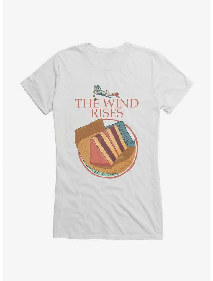 Best reviews of ⌛ Studio Ghibli The Wind Rises Cake Slices 👧 Girls T-Shirt 👏 - Image 6