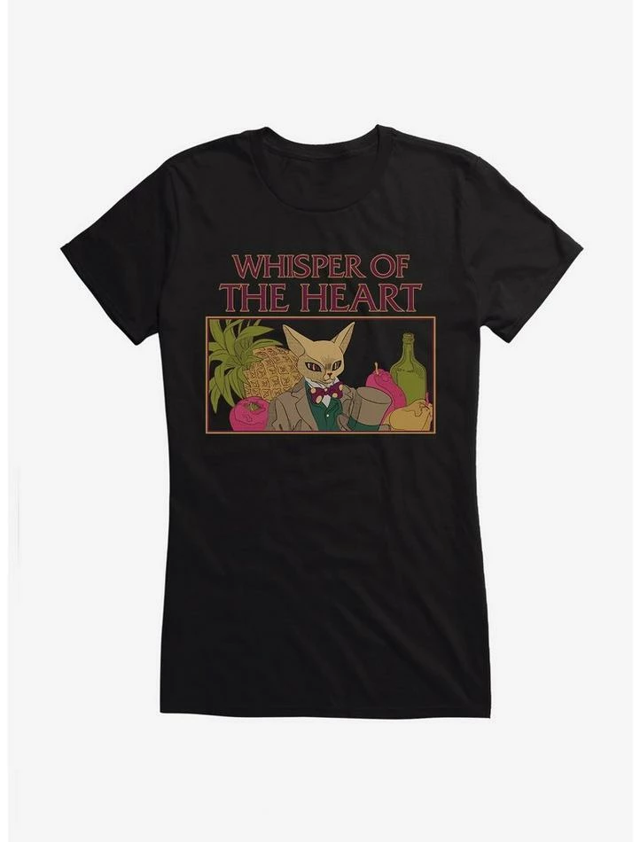 New ๐ Studio Ghibli Whisper Of The Heart Fruits ๐ง Girls T-Shirt ๐ฅฐ - Image 2