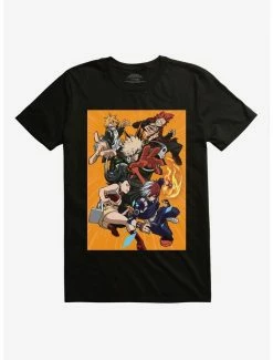 Cheapest ✔️ My Hero Academia Class 1A Ready Black T-Shirt 🎁