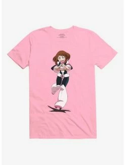 Cheap 🛒 My Hero Academia Ochaco Charity Pink T-Shirt 🧨