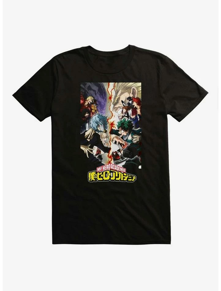 Wholesale ๐ My Hero Academia Villains Vs. Heroes Black T-Shirt ๐คฉ