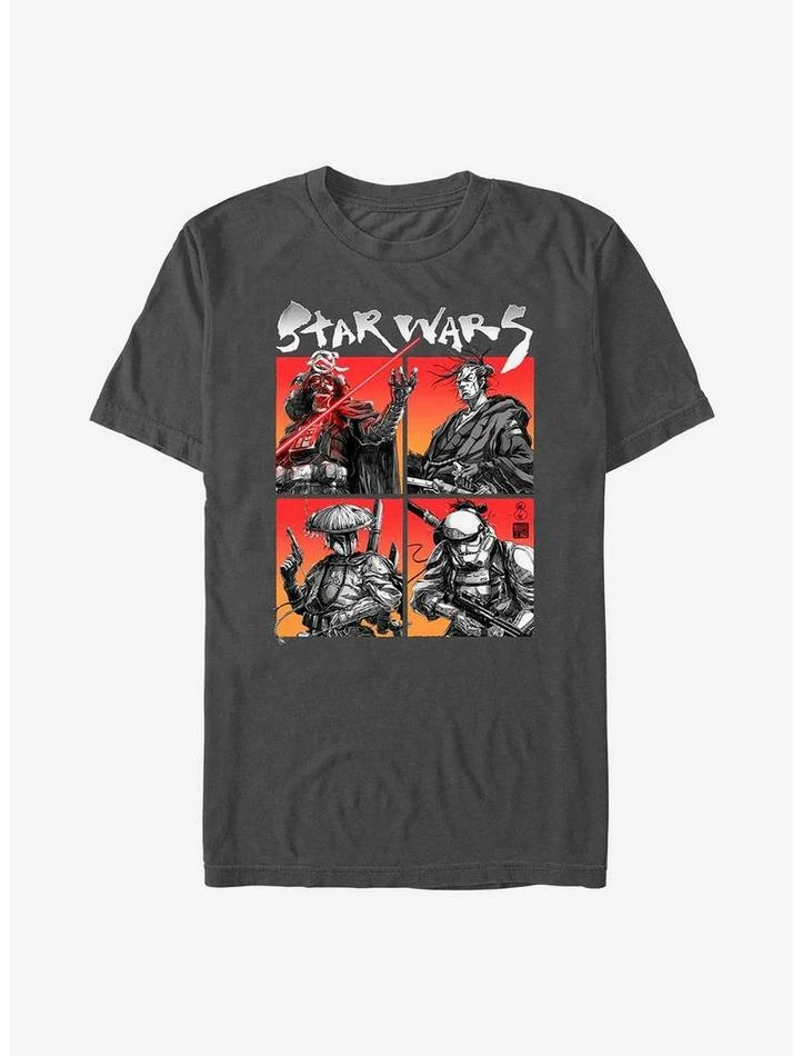 Deals ๐ Star Wars: Visions Four Corner Panels T-Shirt ๐ - Image 3